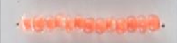 Inside Color Seed Beads Size 11/0 - Papaya
