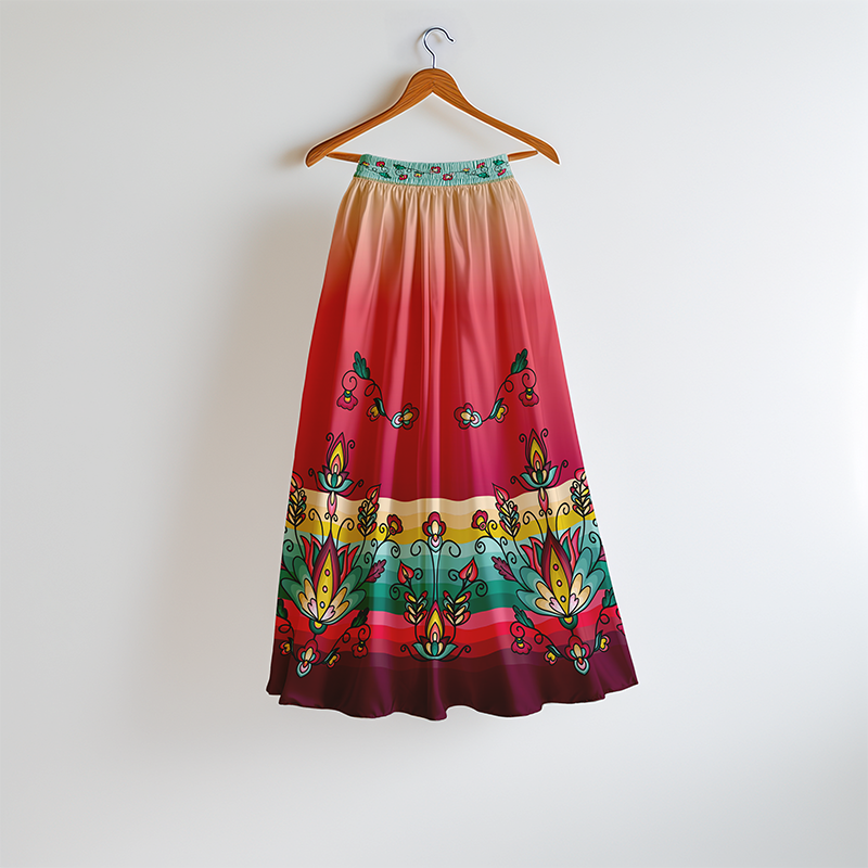 Golden Harvest Bloom Skirt