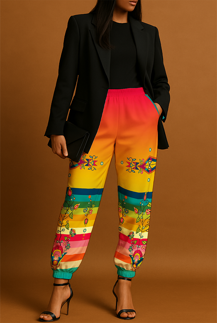 Abundant Harvest Ribbon Jogger Pants