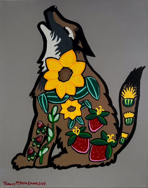 Tracey McBeth Kachor Wolf Print