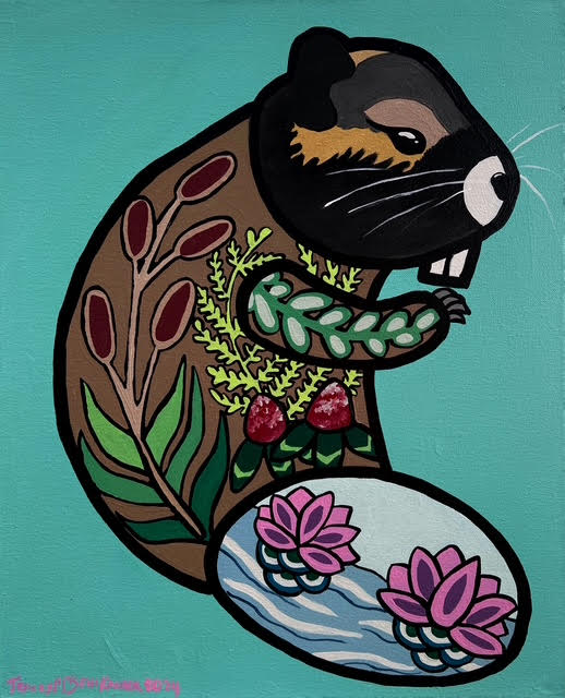Tracey McBeth Kachor Beaver Print