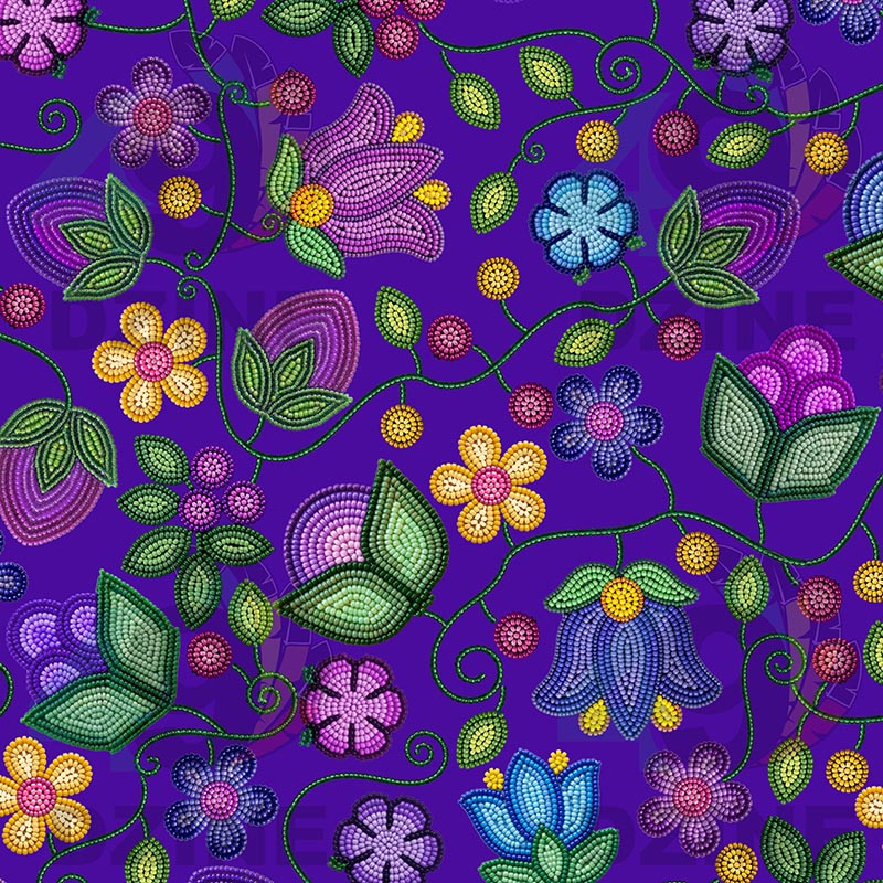 Bloom Uplift Indigo Cotton Poplin