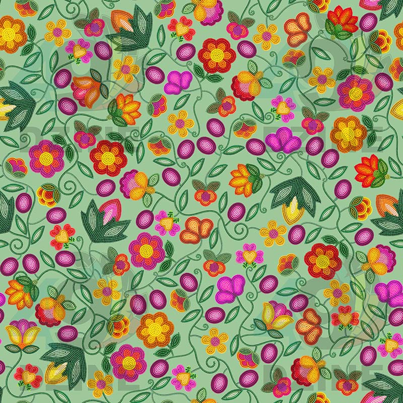 Boreal Bounty Green Cotton Poplin
