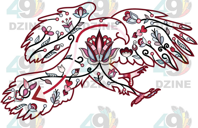 Hawker Floral Animals 01-M Various Sizes