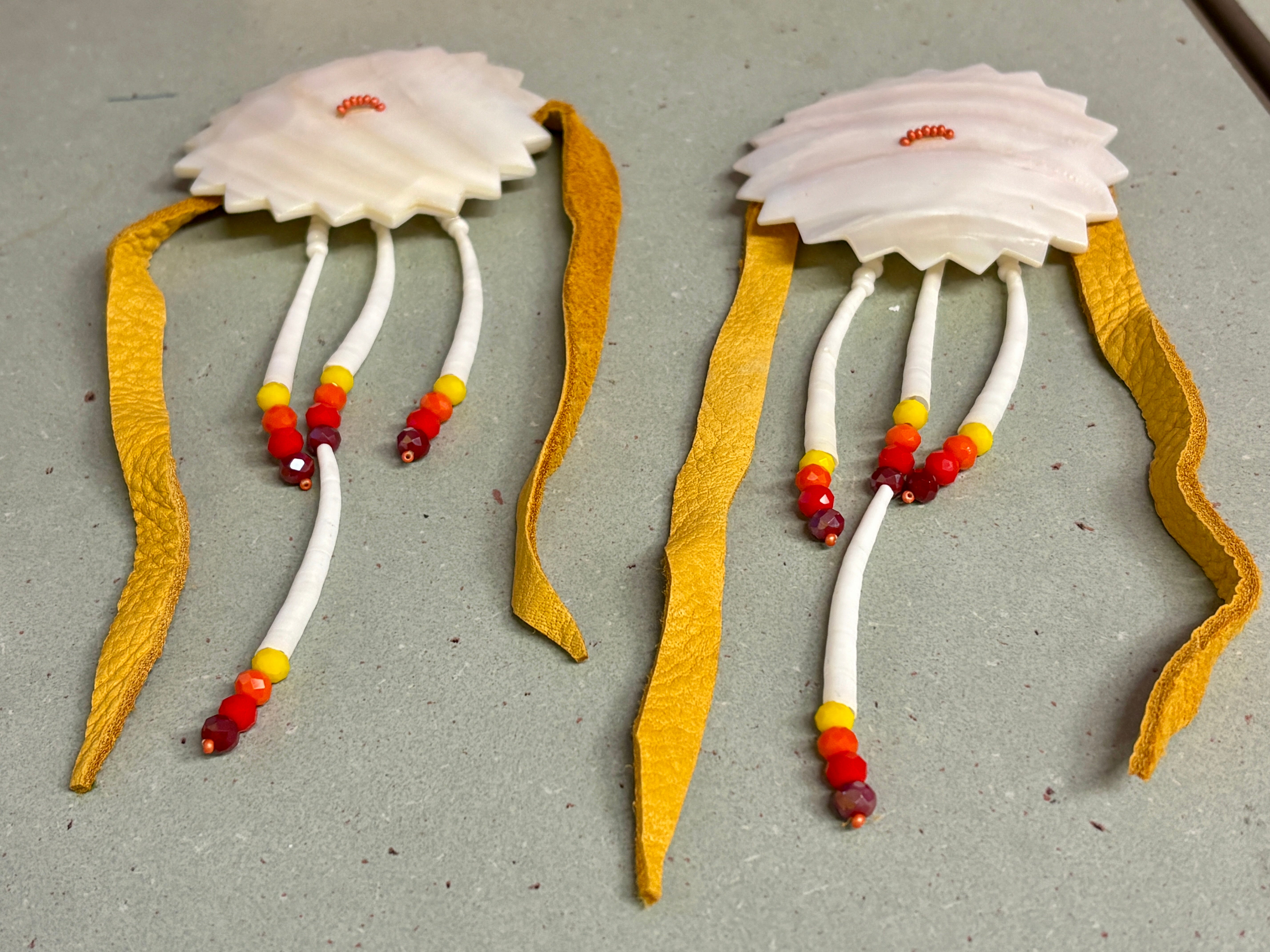 Star Shell Braid Ties