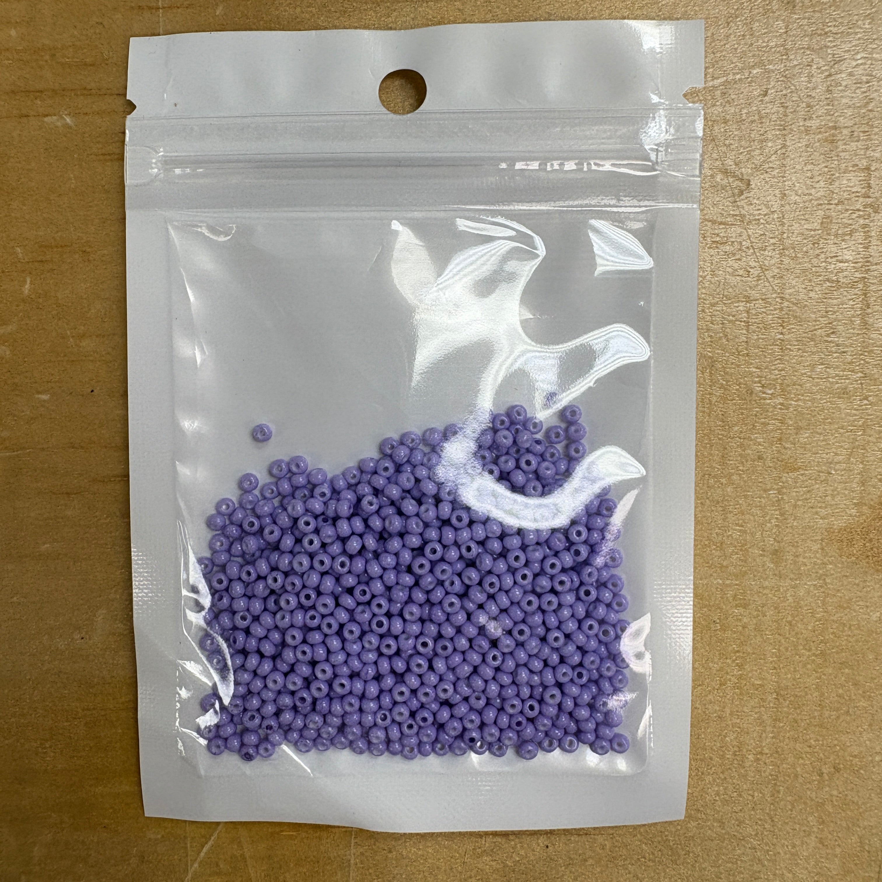 2mm Glass Seed Beads Size 12/0 - Violet