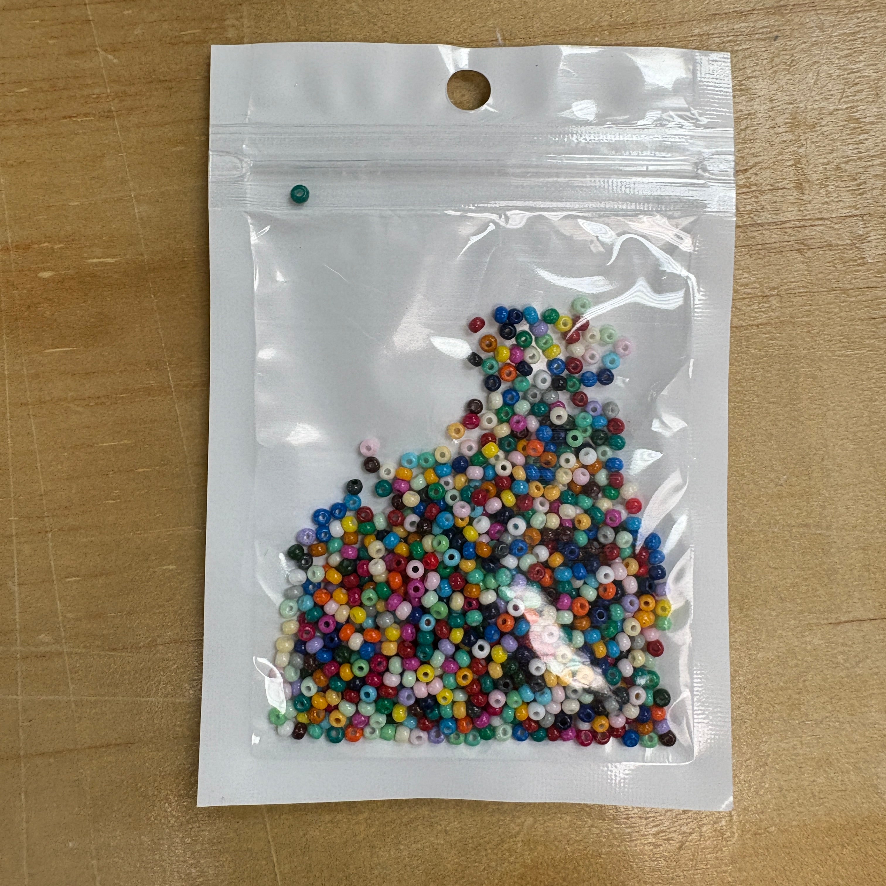 2mm Glass Seed Beads Size 12/0 - Sandstorm