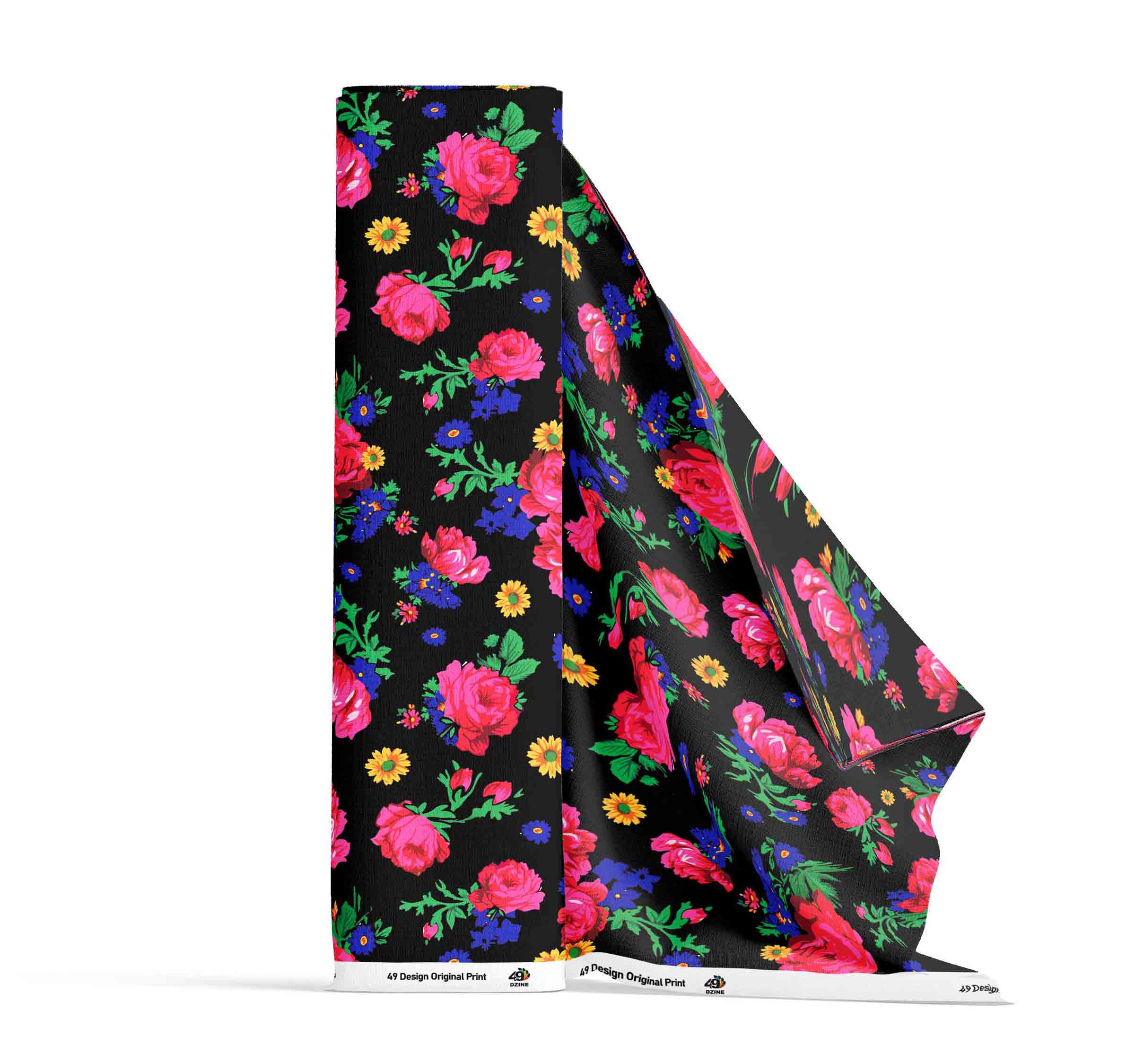 Kokum Ceremony Black Cotton Poplin