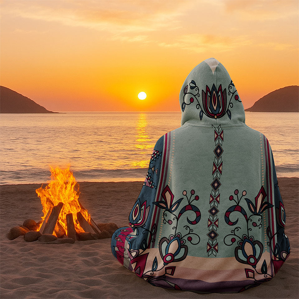 Northern Ember Hooded Blanket
