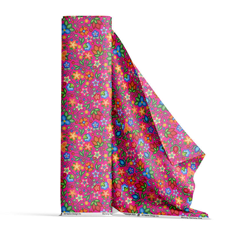 Morning Harmony Pink Cotton Poplin