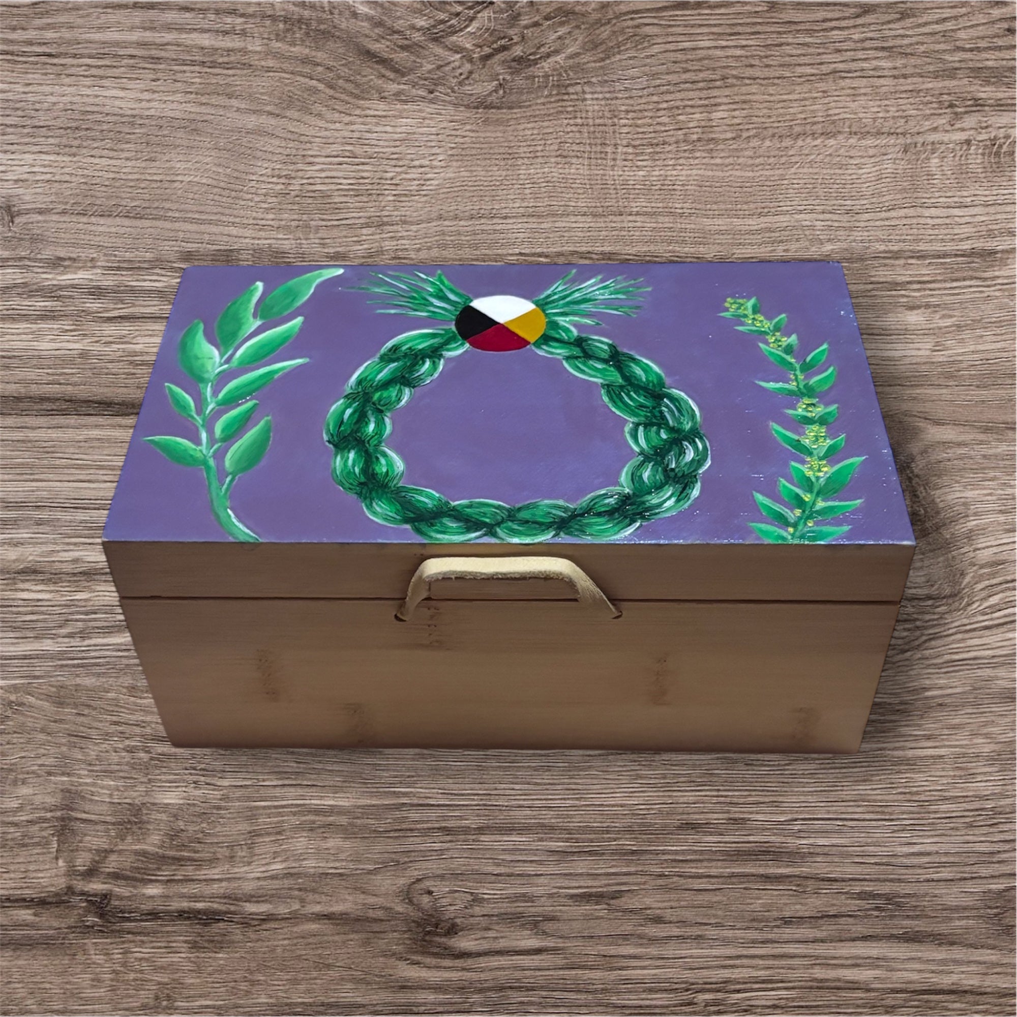 Dorienne Proulx Painted Medicine Box