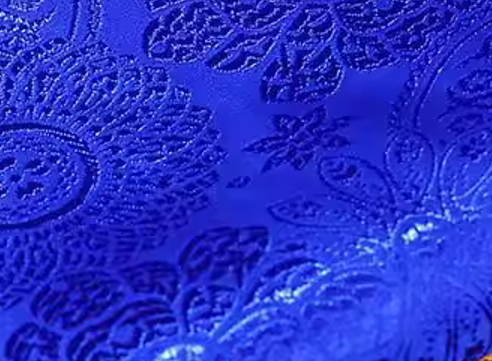 Eternal Circle Bright Sky Jacquard Fabric