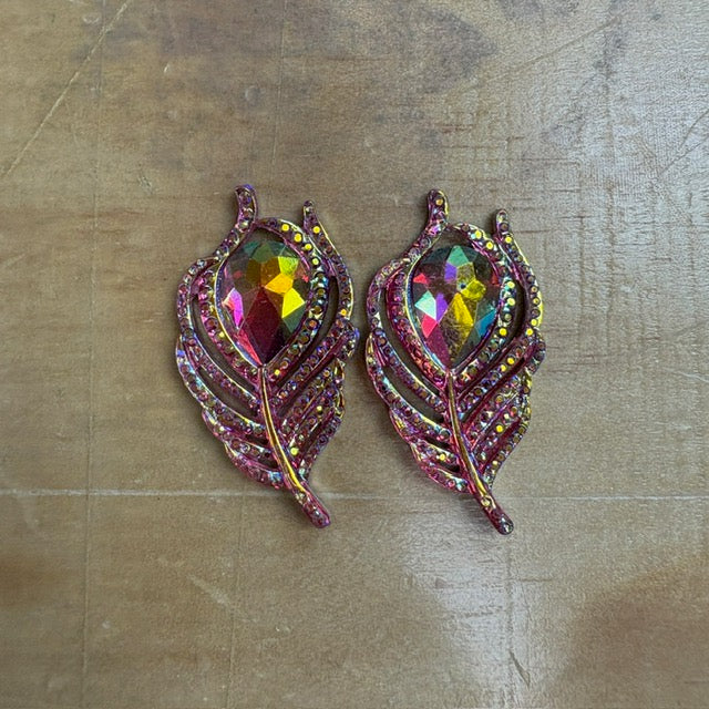 Feather Cabochons Set of 2
