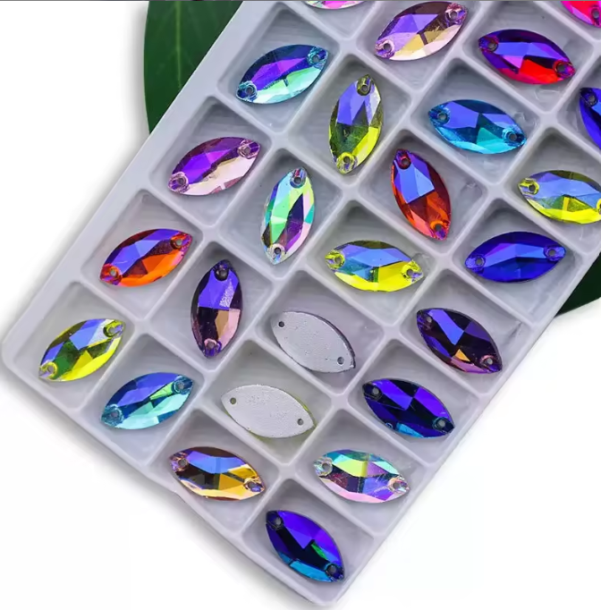 Rhinestone Cabochon AB Finish 22MM