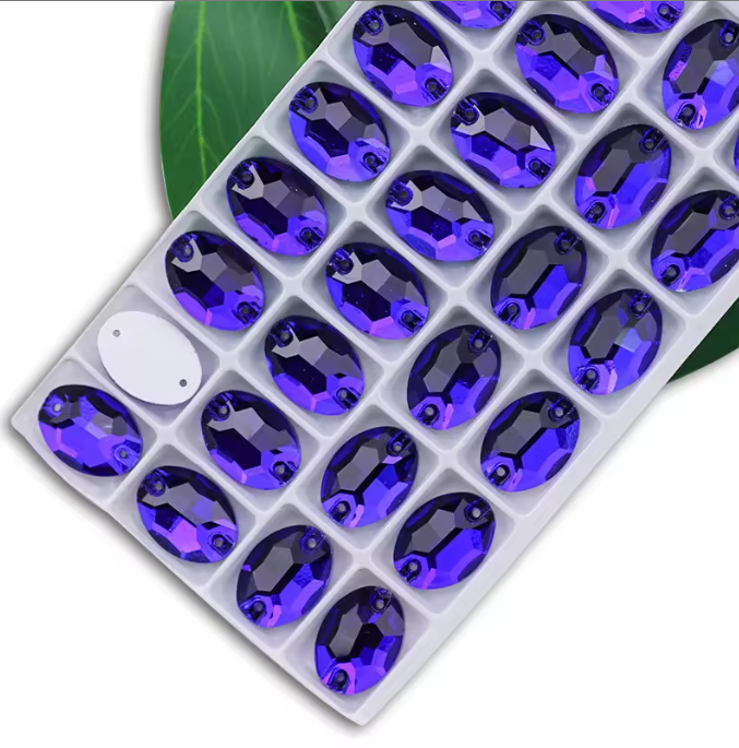 Rhinestone Cabochons AB Finish 24MM