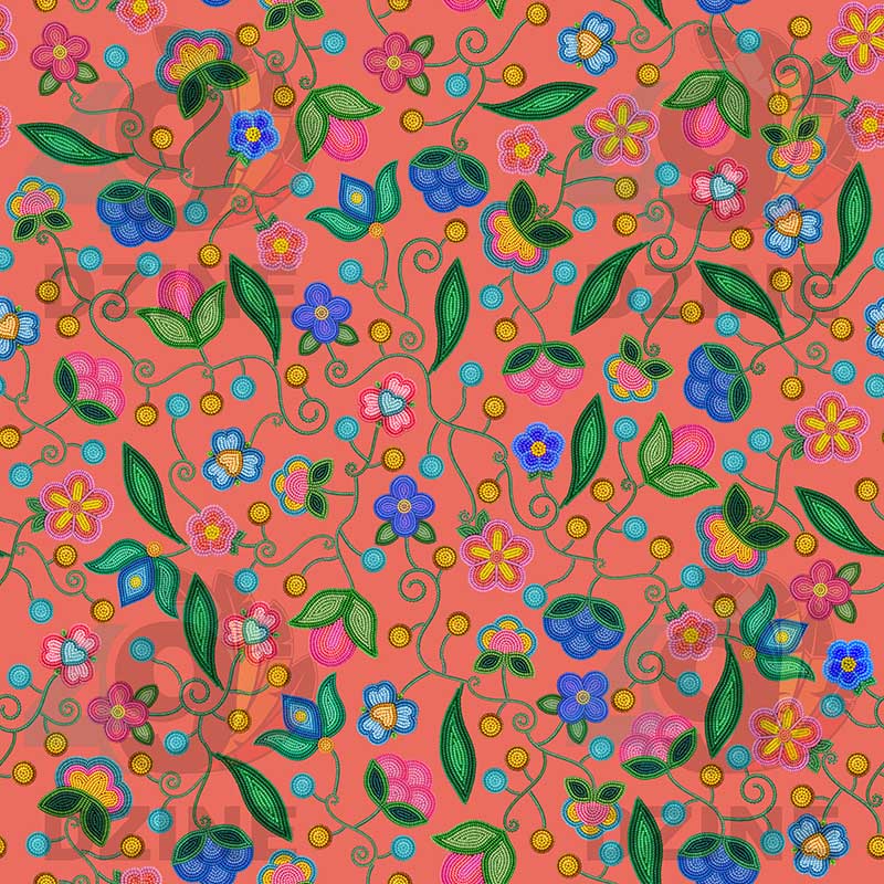 Skyberry Serenade Peach Cotton Poplin