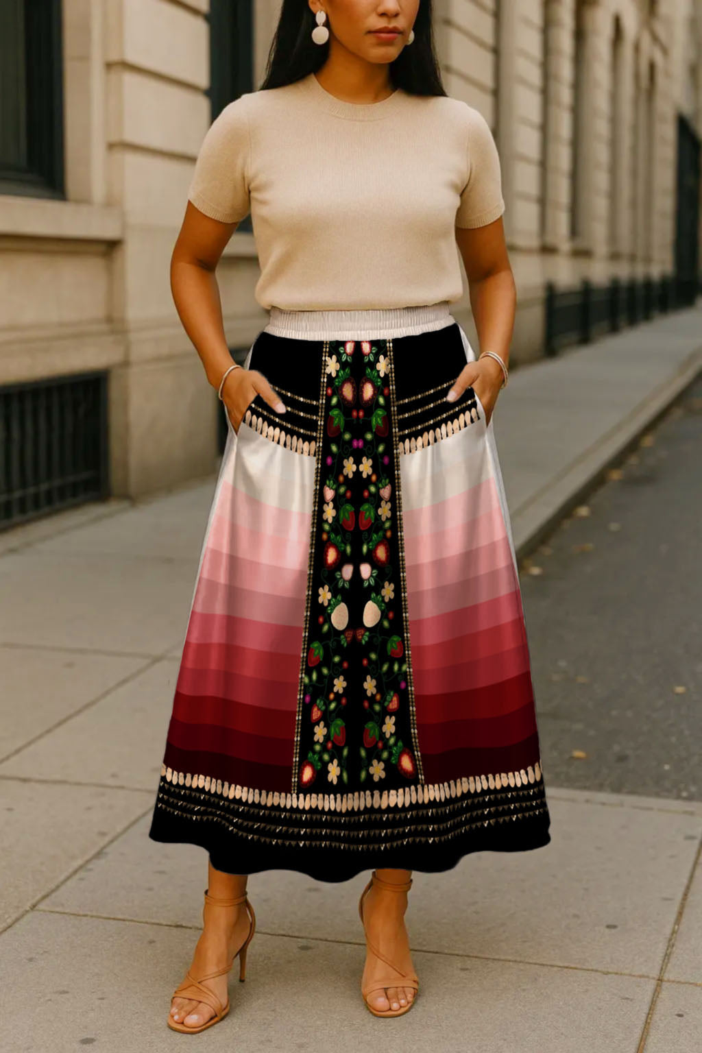 Berry Rites Black 2 Skirt