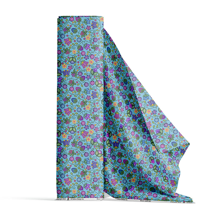 Bloom Uplift Sky Cotton Poplin