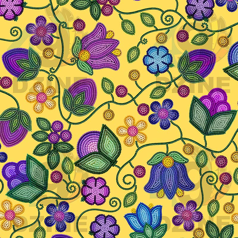 Bloom Uplift Yellow Cotton Poplin
