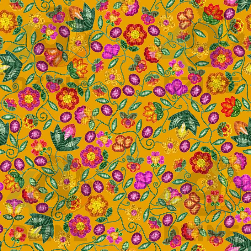 Boreal Bounty Yellow Cotton Poplin