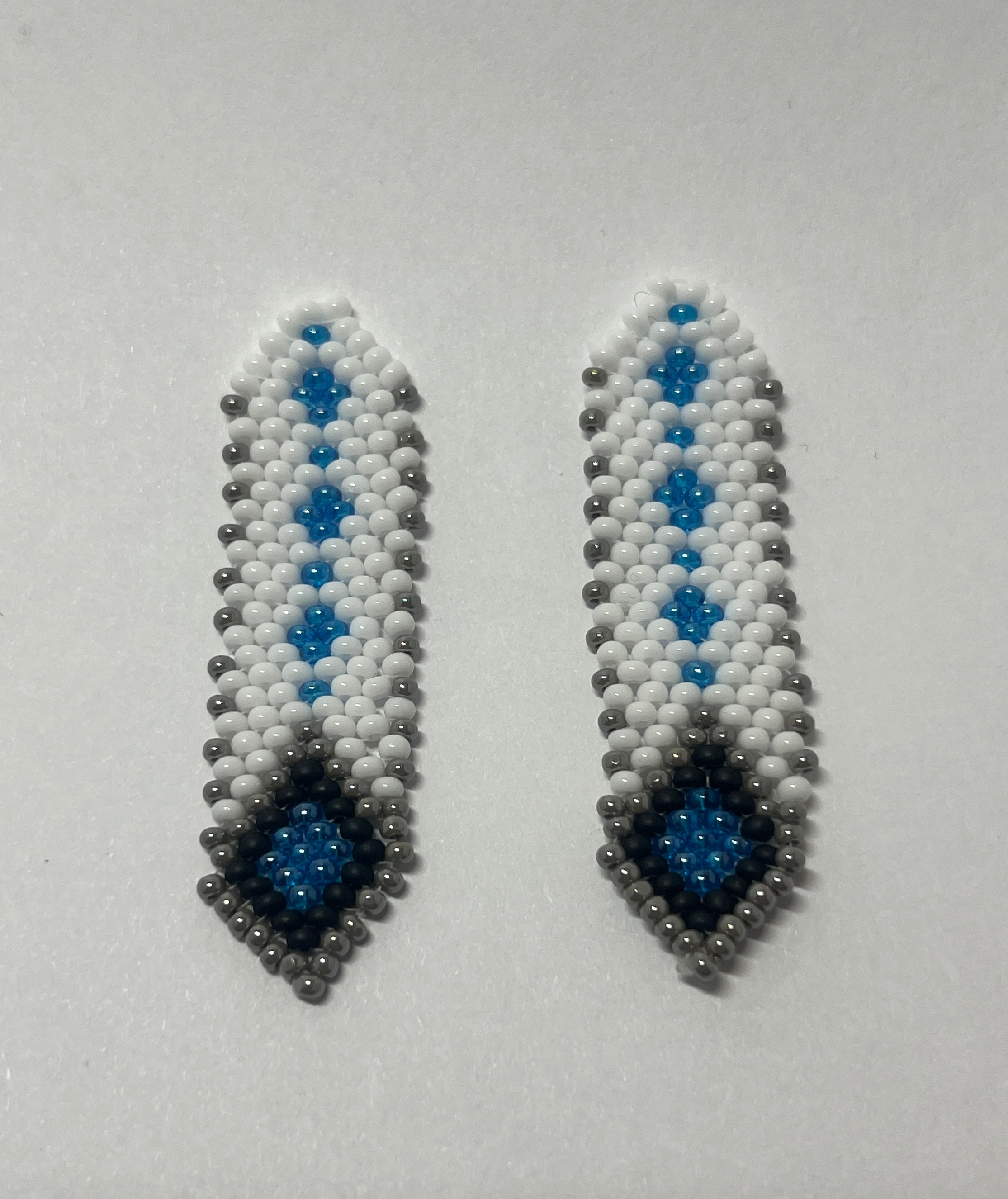 Brandon Swain Novlesky Feather Earrings