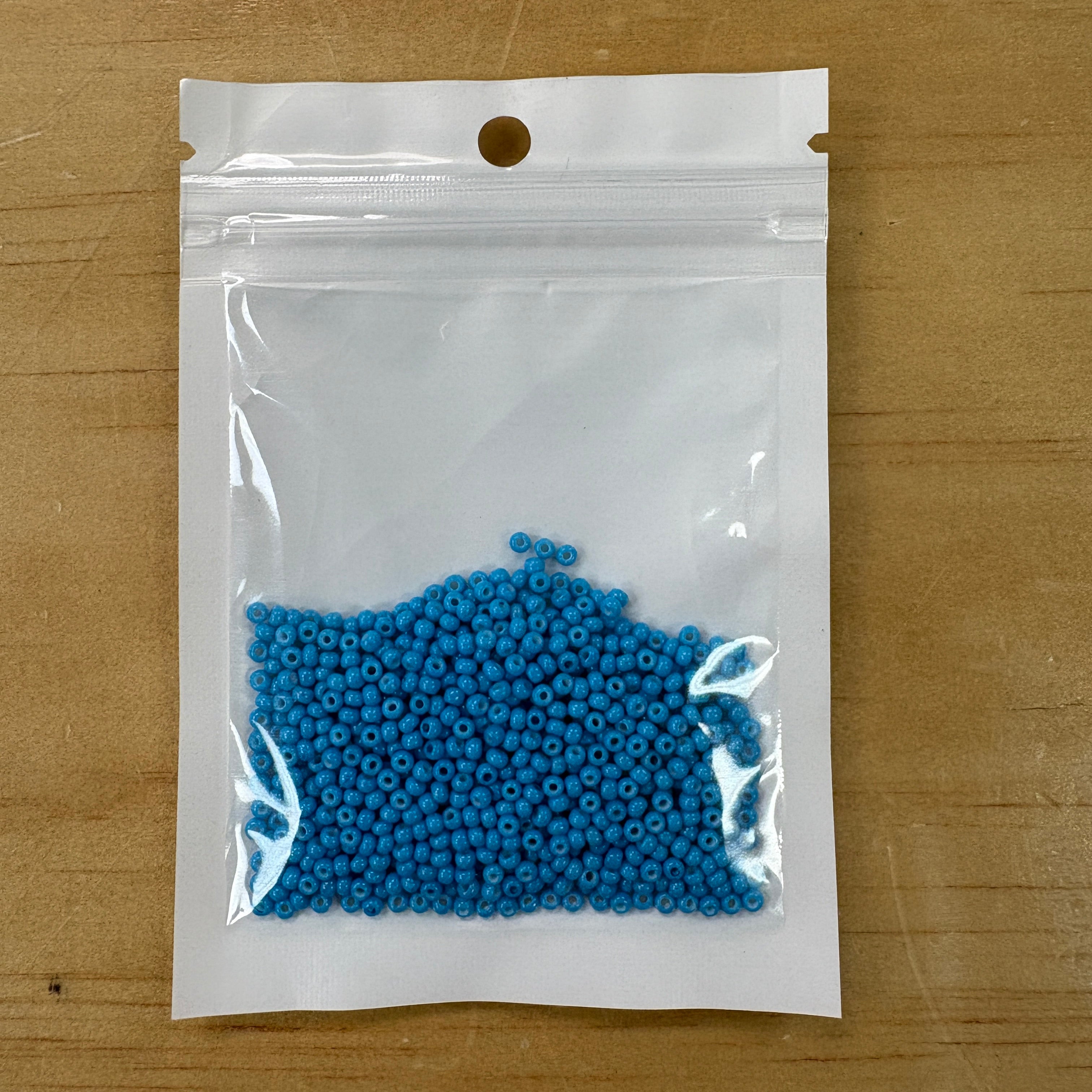 2mm Glass Seed Beads Size 12/0 - Periwinkle