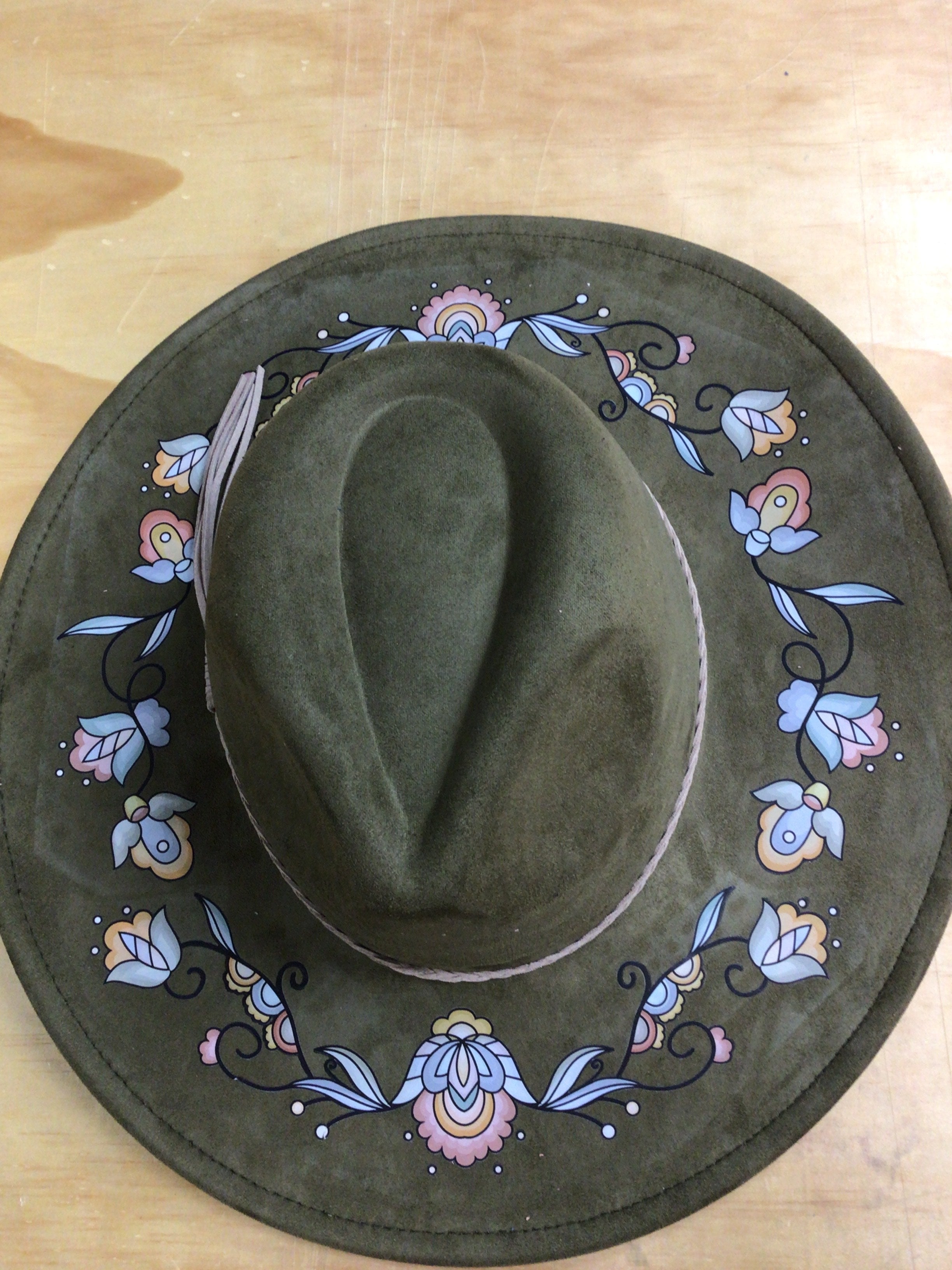 Falling Leaf Rising Bloom Fedora Hat