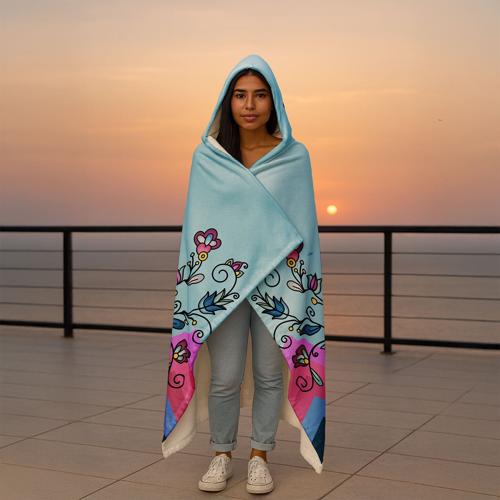 Autumn Bundle Blessing Hooded Blanket