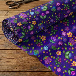 Bloom Uplift Indigo Cotton Poplin