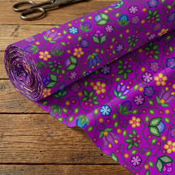 Bloom Uplift Purple Cotton Poplin
