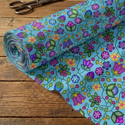 Bloom Uplift Sky Cotton Poplin