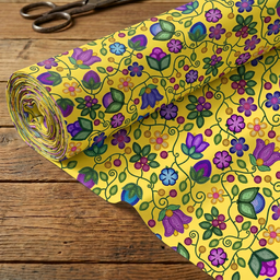 Bloom Uplift Yellow Cotton Poplin