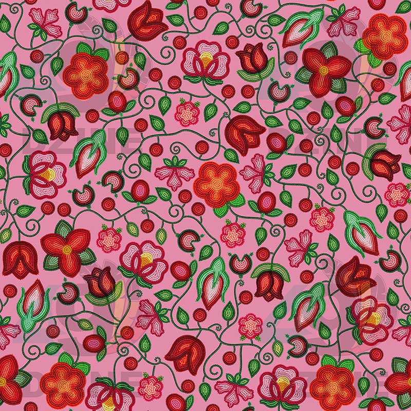 Rose Reverie Pink Cotton Poplin