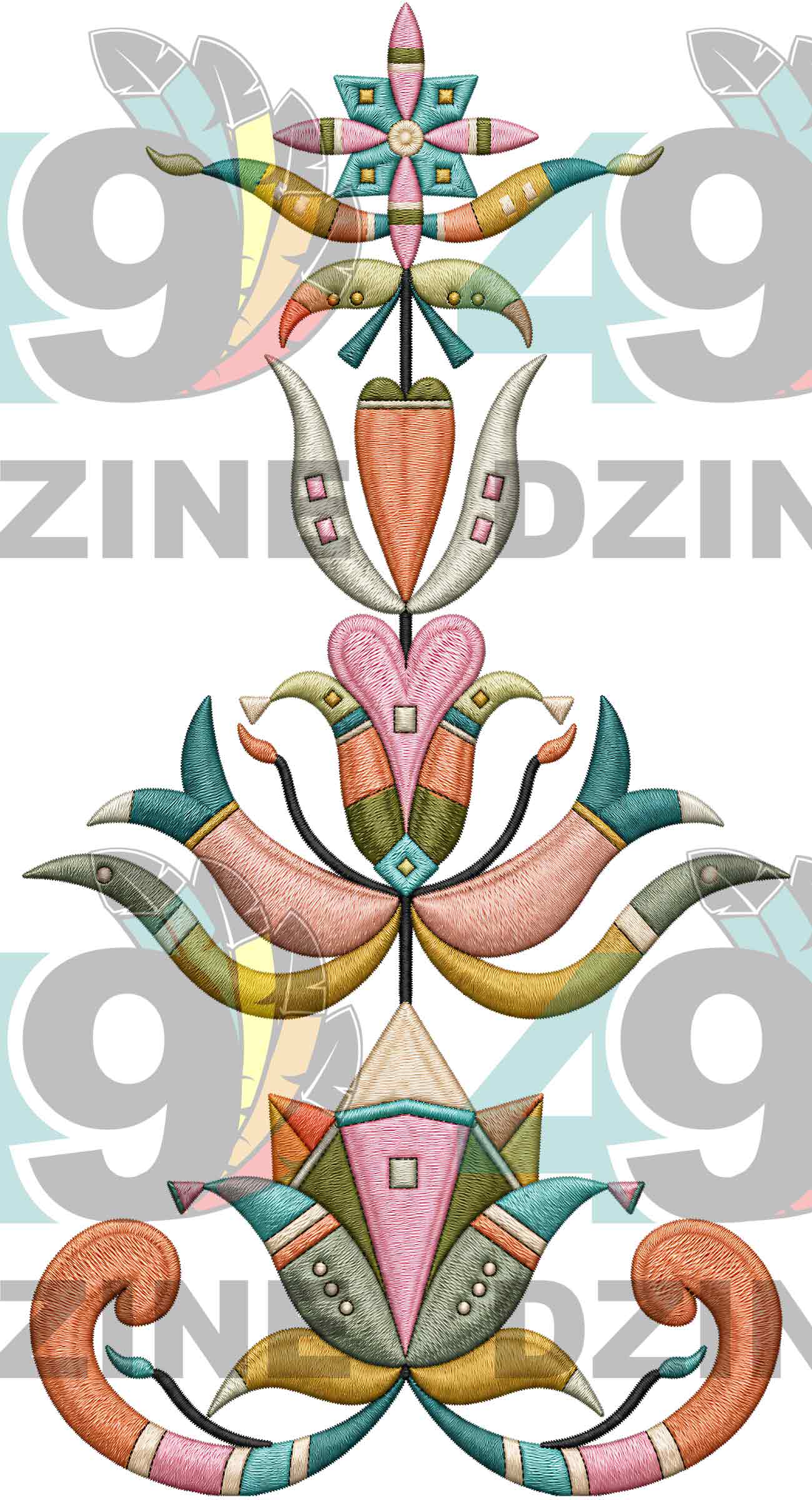 Sacred Dawn Weaver Embroidered Transfer (Various Sizes)