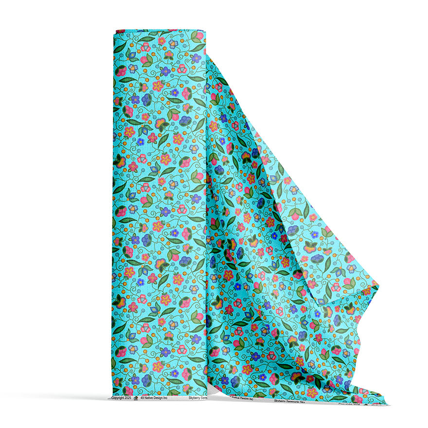 Skyberry Serenade Sky Cotton Poplin