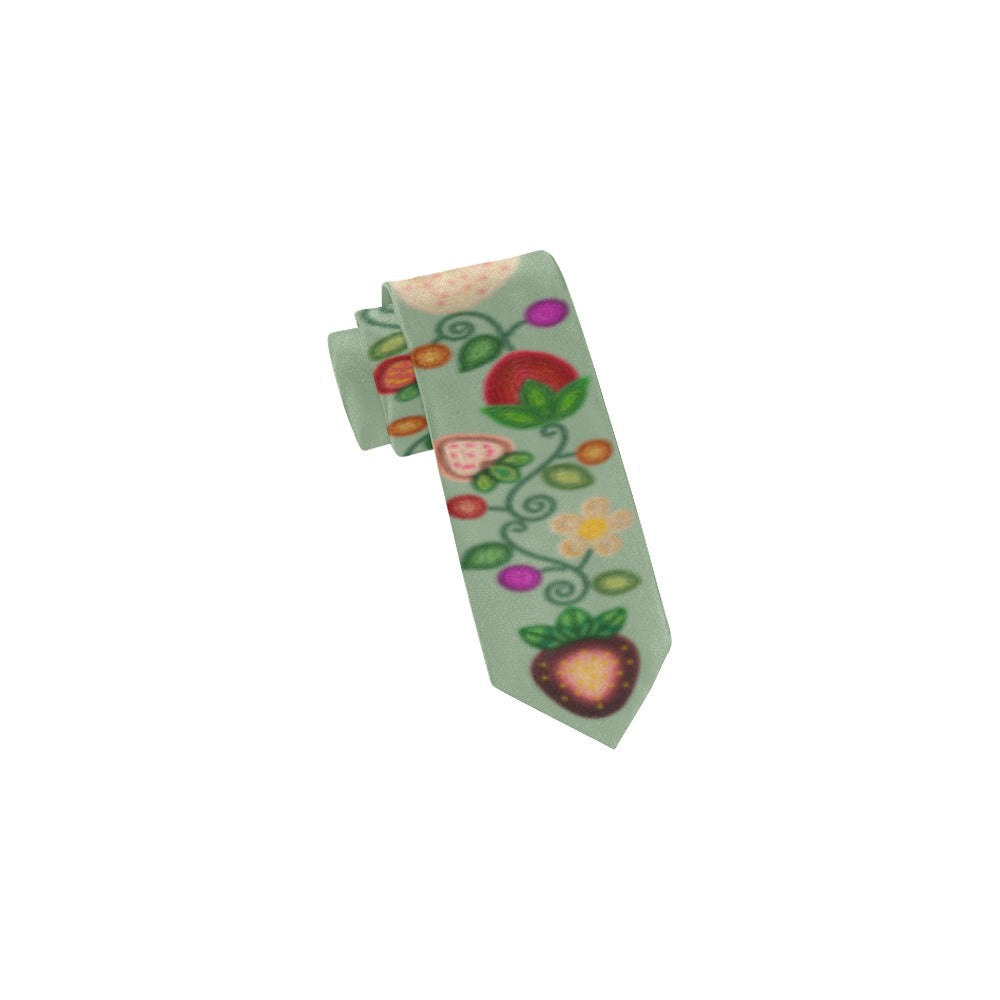 Berry Rites Sage Tie