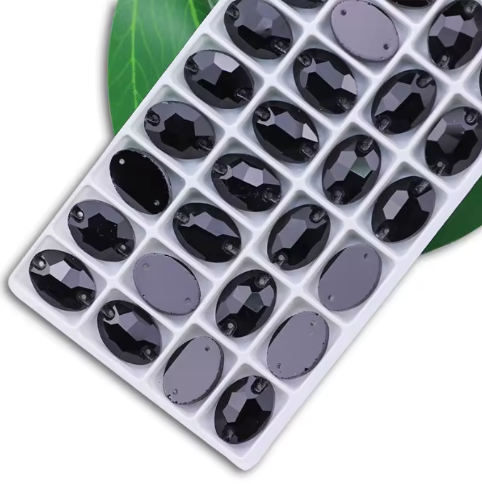 Rhinestone Cabochons AB Finish 24MM