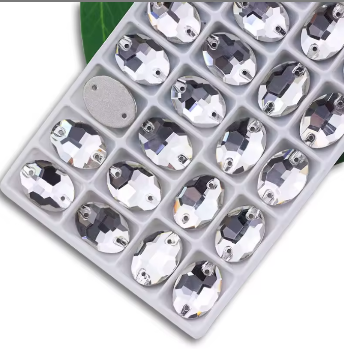 Rhinestone Cabochons AB Finish 24MM