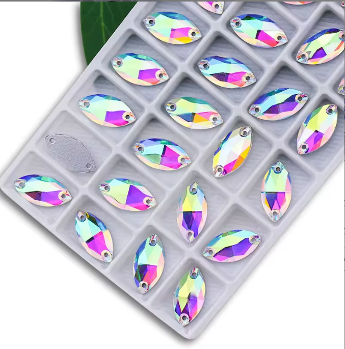 Rhinestone Cabochon AB Finish 22MM