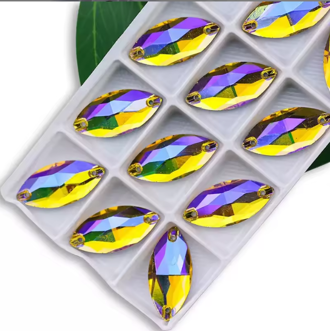 Rhinestone Cabochon AB Finish 22MM