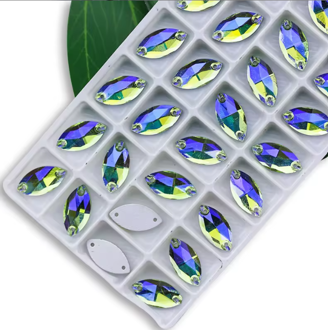 Rhinestone Cabochon AB Finish 22MM
