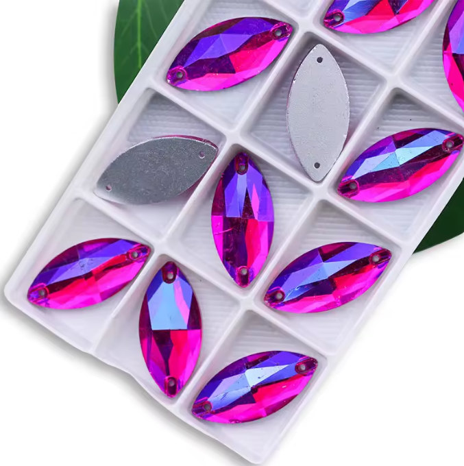Rhinestone Cabochon AB Finish 22MM