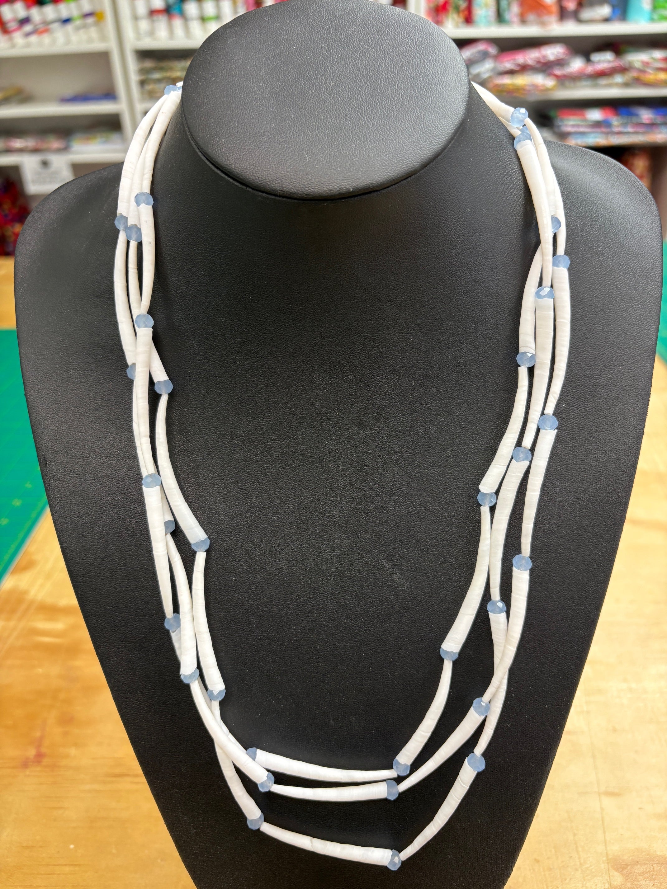 3 Strand Dentallium Necklace