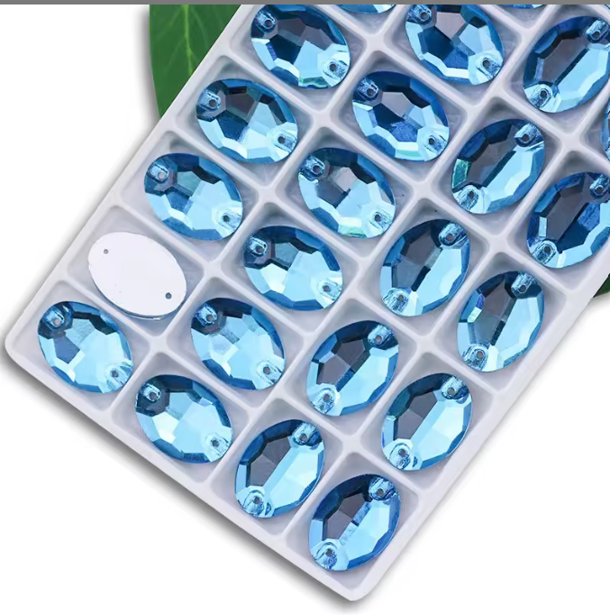 Rhinestone Cabochons AB Finish 24MM