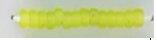 Frosted Color Seed Beads Size 11/0 - Pineapple