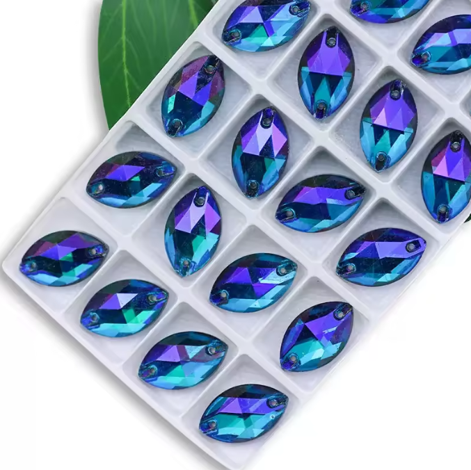 Rhinestone Cabochon AB Finish 22MM