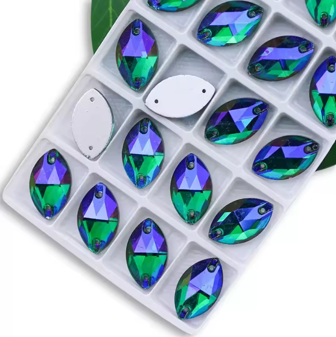 Rhinestone Cabochon AB Finish 22MM