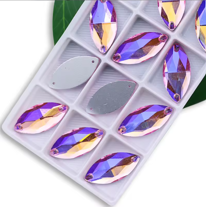 Rhinestone Cabochon AB Finish 22MM