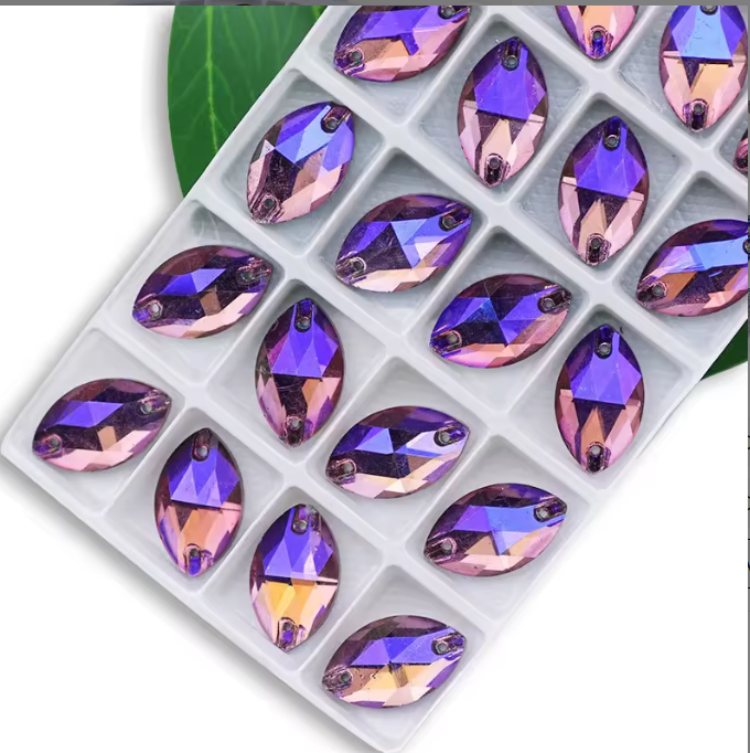 Rhinestone Cabochon AB Finish 22MM