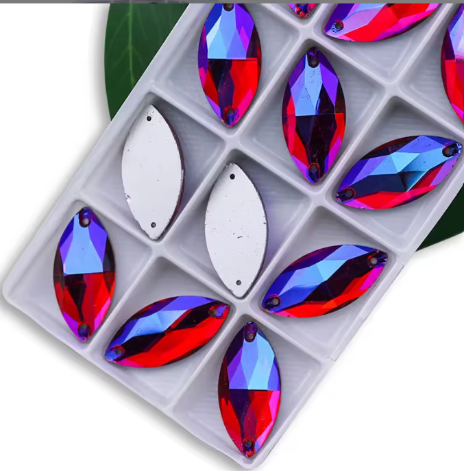 Rhinestone Cabochon AB Finish 22MM